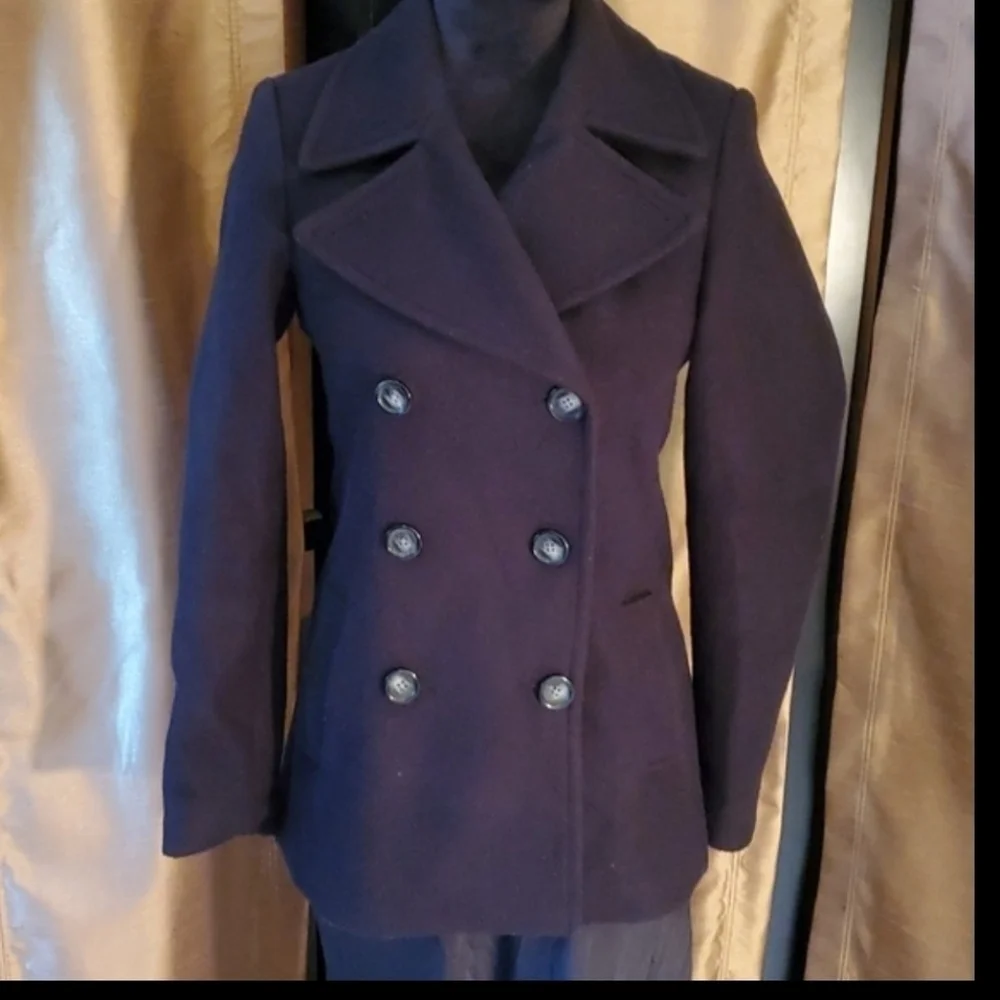 Old Navy Coat Womens XS Black Peacot